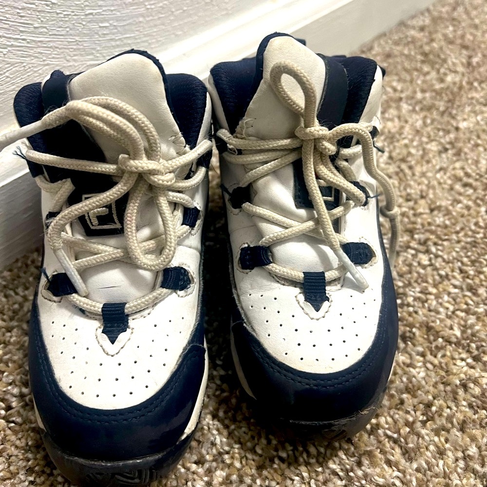 Gently used toddler Fila sneakers